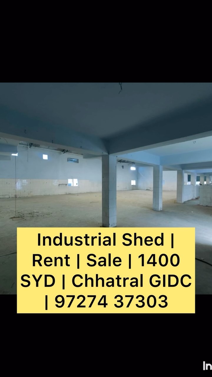 Industrial Shed for Sale in Chhatral GIDC Ahmedabad | 1400 Sq.Yds ₹3.25 Cr