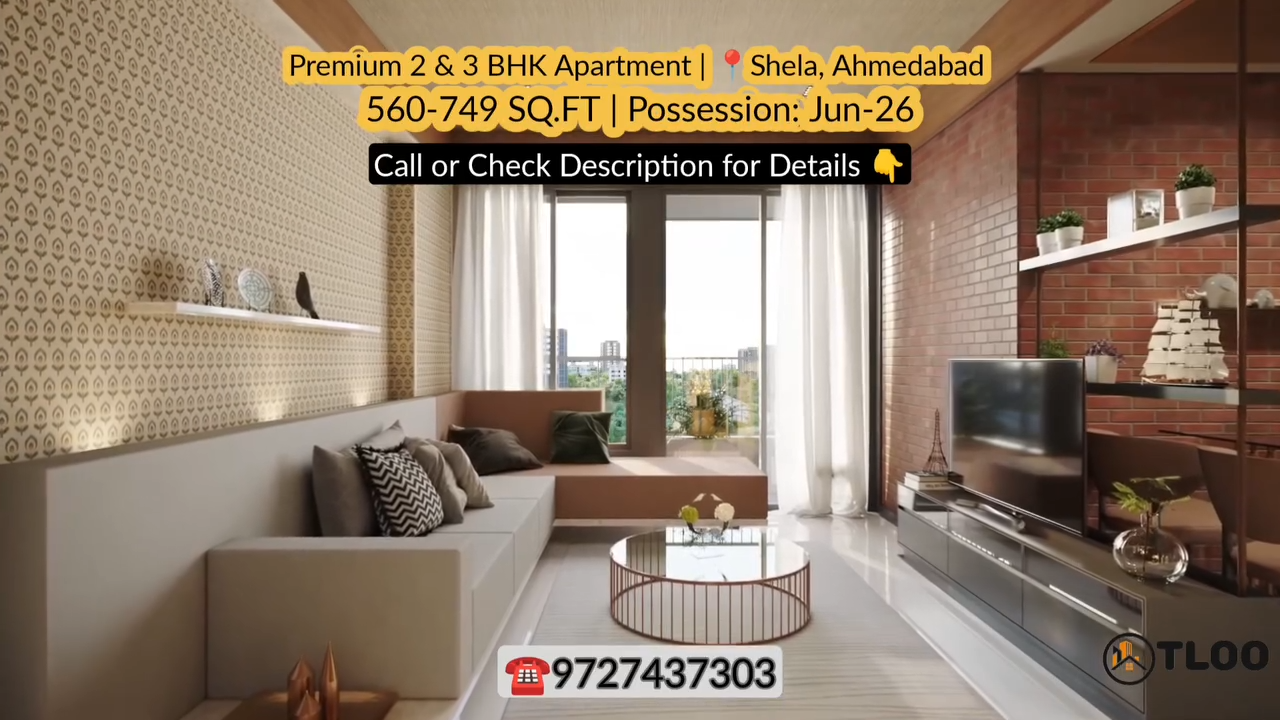 Discover Airan Shela 24: Premium 2 & 3 BHK Apartments in Shela, Ahmedabad